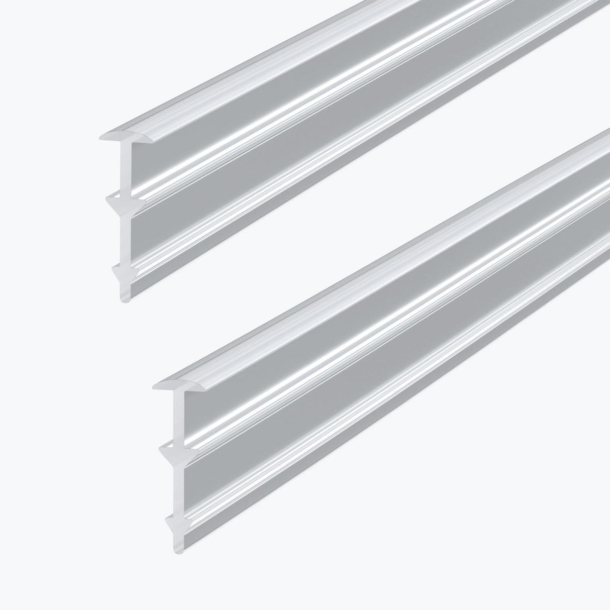 glasvilla Duschdichtung Dichtung Dusche Glastür für 6mm - 10mm Glasstärke Ersatzdichtung Duschwand Wanddichtung