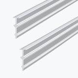 glasvilla Duschdichtung Dichtung Dusche Glastür für 6mm - 10mm Glasstärke Ersatzdichtung Duschwand Wanddichtung