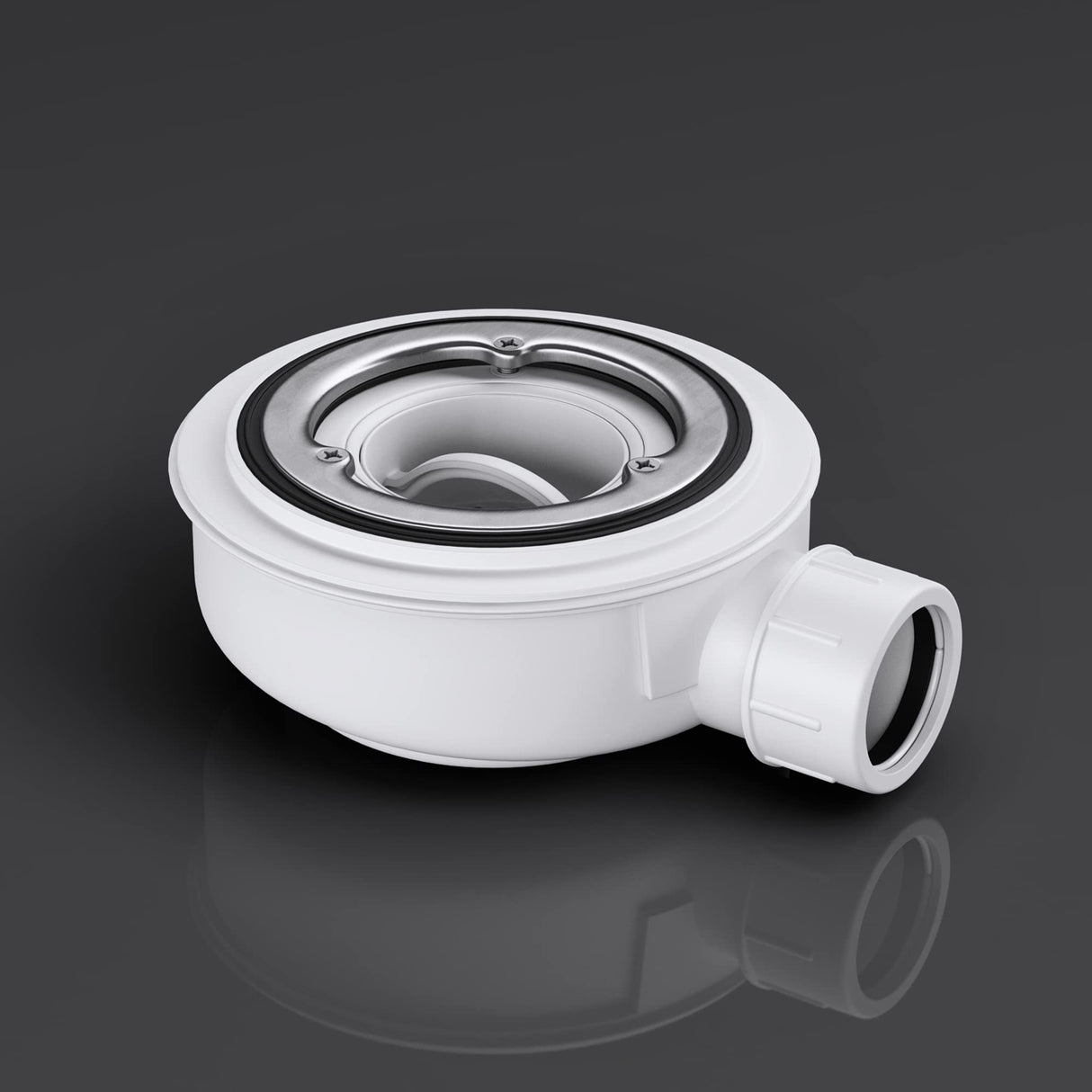 glasvilla Bonde de Douche pour Receveur de Douche Diamètre de la Douche 40 mm Trou d’Évacuation 90 mm AL001