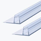 Joint de douche Glasvilla, rebord de douche | Joint de porte de douche pour verre de 6 à 8 mm d'épaisseur | Joint de remplacement pour porte/paroi de douche, droit