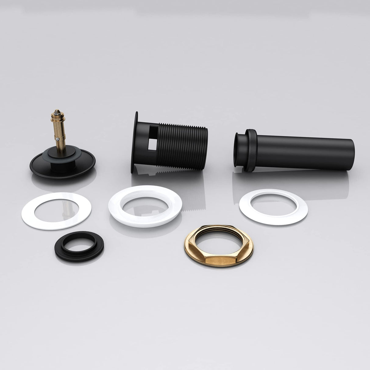 Bouchon de lavabo Glasvilla | Bouchon de lavabo compatible avec tous les lavabos DIN