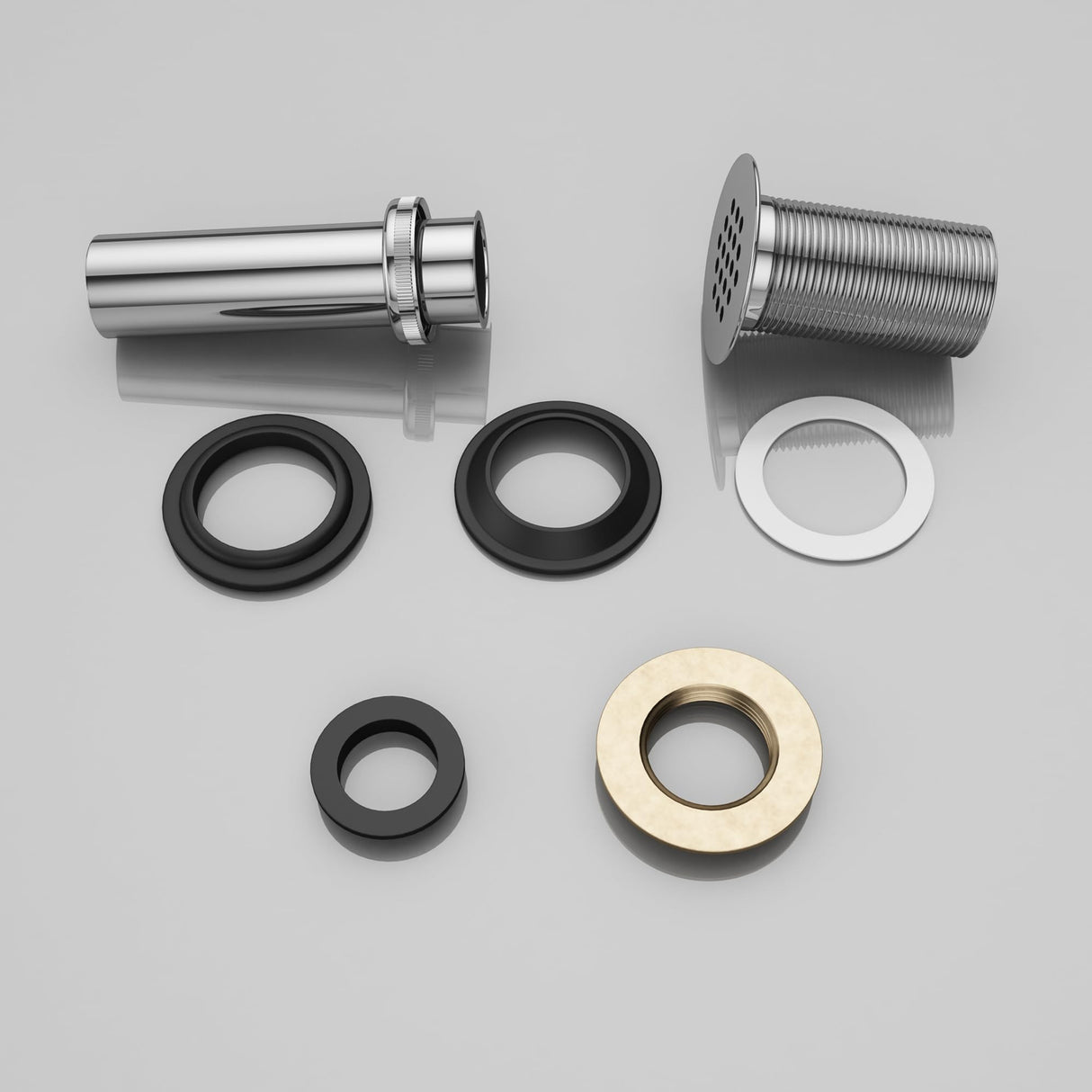 Bouchon de lavabo Glasvilla | Bouchon de lavabo compatible avec tous les lavabos DIN