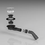 glasvilla Bonde de Douche pour Receveur de Douche Diamètre de la Douche 40 mm Trou d’Évacuation 90 mm AL001