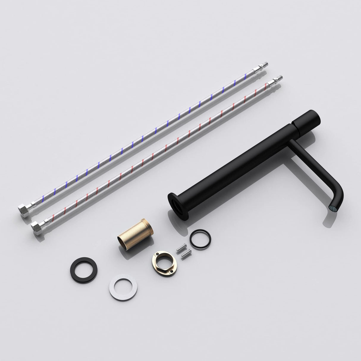 Robinetterie Glasvilla, robinet de salle de bain, robinet d'évier, installations de salle de bain, mitigeur monocommande WAO-7701