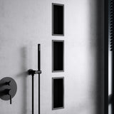 glasvilla Nicchia a Parete in Acciaio Inox Mensola Doccia a Muro a Incasso Piastrellabile Facile da Montare