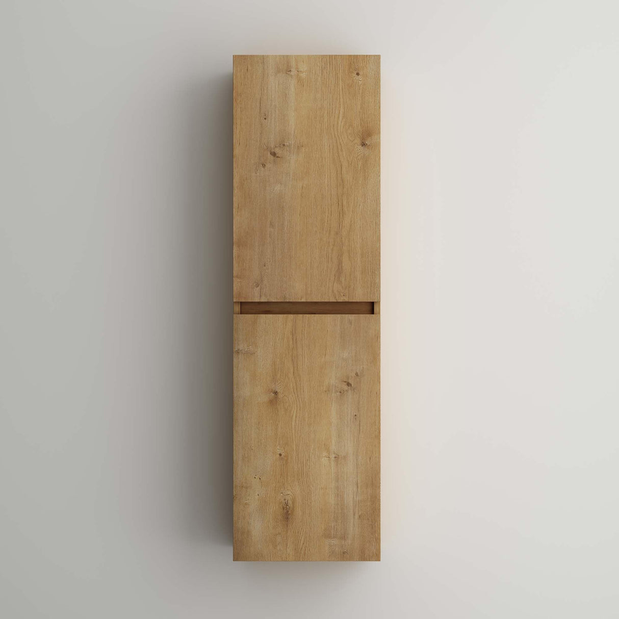 glasvilla Armoire Latérale de Salle de Bain avec 2 Portes et 4 Compartiments Étagère de Salle de Bain Armoire Polyvalente Armoire de Salle de Bain LTH 35x20x120 cm Verona