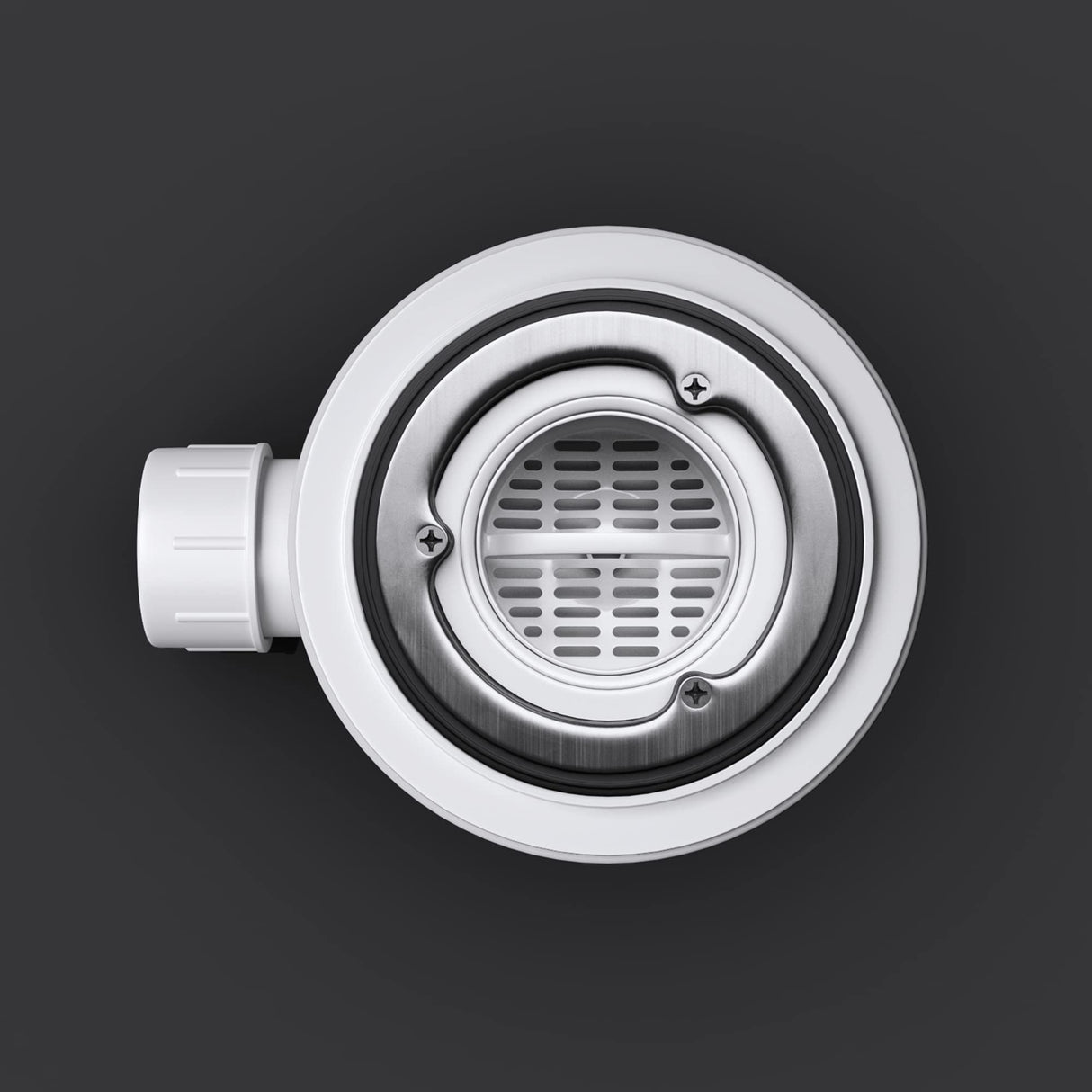 glasvilla Bonde de Douche pour Receveur de Douche Diamètre de la Douche 40 mm Trou d’Évacuation 90 mm AL001