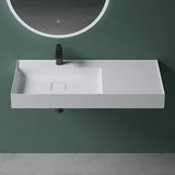 glasvilla Lavabo Bagno Sospeso da Marmo Fuso Lavandino Bagno a Parete Lavabo Rettangolare Colossum630