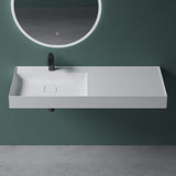 glasvilla Lavabo Bagno Sospeso da Marmo Fuso Lavandino Bagno a Parete Lavabo Rettangolare Colossum630