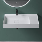 glasvilla Lavabo Bagno Sospeso da Marmo Fuso Lavandino Bagno a Parete Lavabo Rettangolare Colossum630