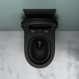 glasvilla Spülrandlos Wand WC Hänge WC Spülrandloses Toilette Softclose WC-Sitz Aachen108