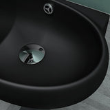 glasvilla Lavabo de invitados WC Lavabo de cerámica con NANO, BTH: 42x28x15cm, Brüssel001