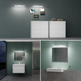 lámpara de espejo LED de 40 cm para baño | lámpara de espejo, 6000K lámpara de baño | giratoria 180° 9W Luxaris