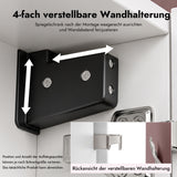 Glasvilla Armario Espejo de Baño con Puertas Sin Marco y Estantes Ajustables – Spiegelschrank 02