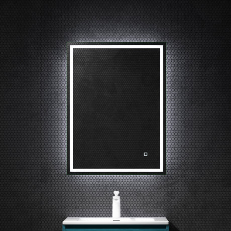 glasvilla Wandspiegel Badezimmer Spiegel LED Bad-Spiegel mit Touchschalter, Beschlagfrei durch Antifog-Schicht LED-Spiegel02