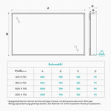 glasvilla Armadietto a Specchio con Luce Specchio con Pensile per Bagno con Luce LED Mobiletto da Bagno con Ante a Specchio Spiegelschrank-01
