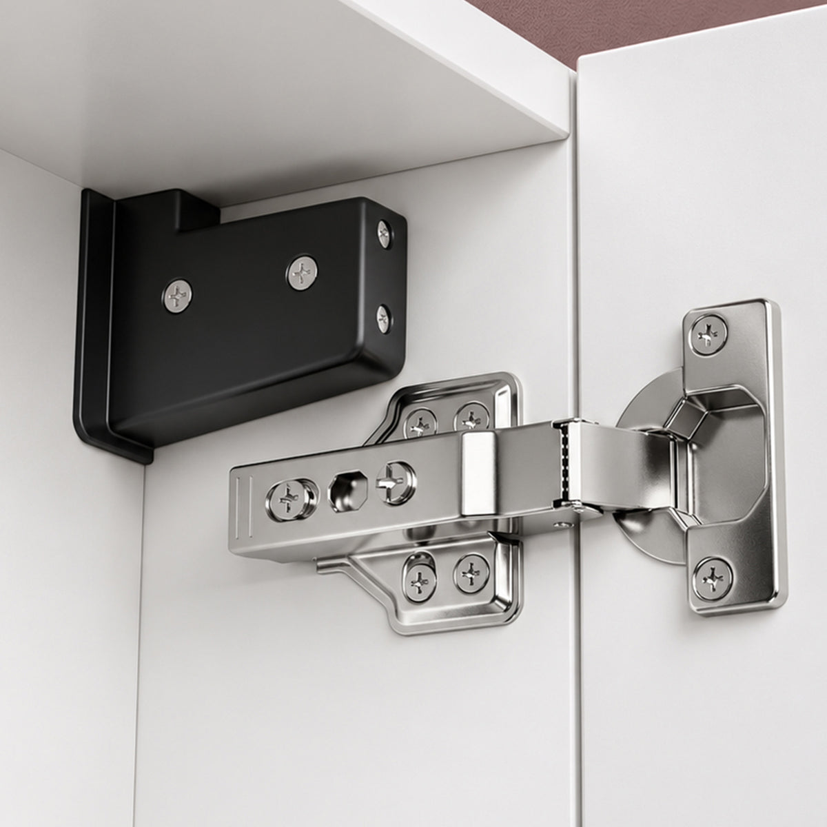 Glasvilla Armario Espejo de Baño con Puertas Sin Marco y Estantes Ajustables – Spiegelschrank 02