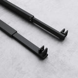 Barre de support pour paroi de douche Glasvilla | Stabilisateur de paroi vitrée pour douches à l'italienne | Pivote à 180° pour verre de 6 à 10 mm d'épaisseur