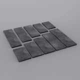 glasvilla Plan de Travail pour Lavabo avec 2 Supports de Console en Acier Inoxydable Support de Lavabo Panneau en Bois