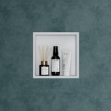 glasvilla Nicchia a Parete in Acciaio Inox Mensola Doccia a Muro a Incasso Piastrellabile Facile da Montare