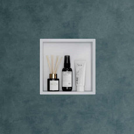 Niche de douche Glasvilla, niche murale de salle de bain, étagère de douche en acier inoxydable carrelable, montage facile