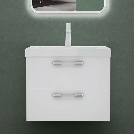 glasvilla Meuble de Salle de Bain 2 Pièces Lavabo et Meuble Bas Prêts à Monter Bavaria
