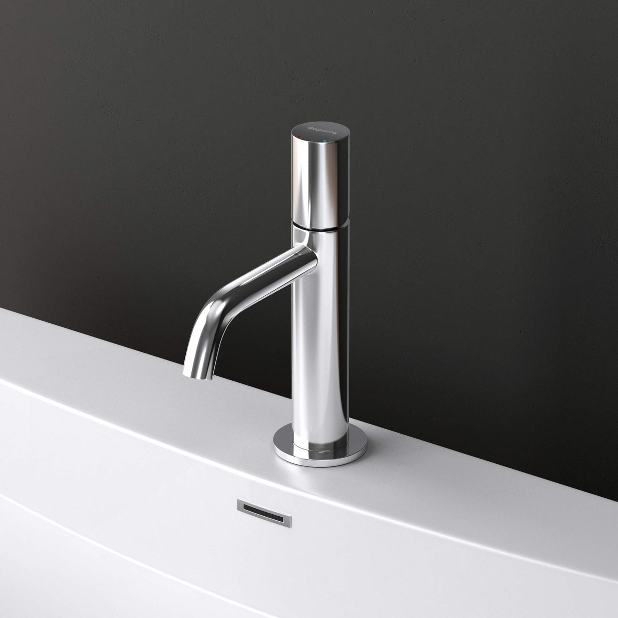 Robinetterie Glasvilla, robinet de salle de bain, robinet d'évier, installations de salle de bain, mitigeur monocommande WAO-7701