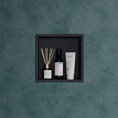 Niche de douche Glasvilla, niche murale de salle de bain, étagère de douche en acier inoxydable carrelable, montage facile