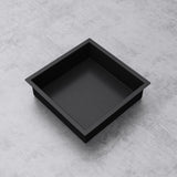 glasvilla Nicchia a Parete in Acciaio Inox Mensola Doccia a Muro a Incasso Piastrellabile Facile da Montare