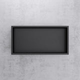 glasvilla Nicchia a Parete in Acciaio Inox Mensola Doccia a Muro a Incasso Piastrellabile Facile da Montare