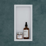 glasvilla Nicchia a Parete in Acciaio Inox Mensola Doccia a Muro a Incasso Piastrellabile Facile da Montare