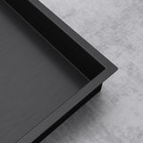 glasvilla Nicchia a Parete in Acciaio Inox Mensola Doccia a Muro a Incasso Piastrellabile Facile da Montare