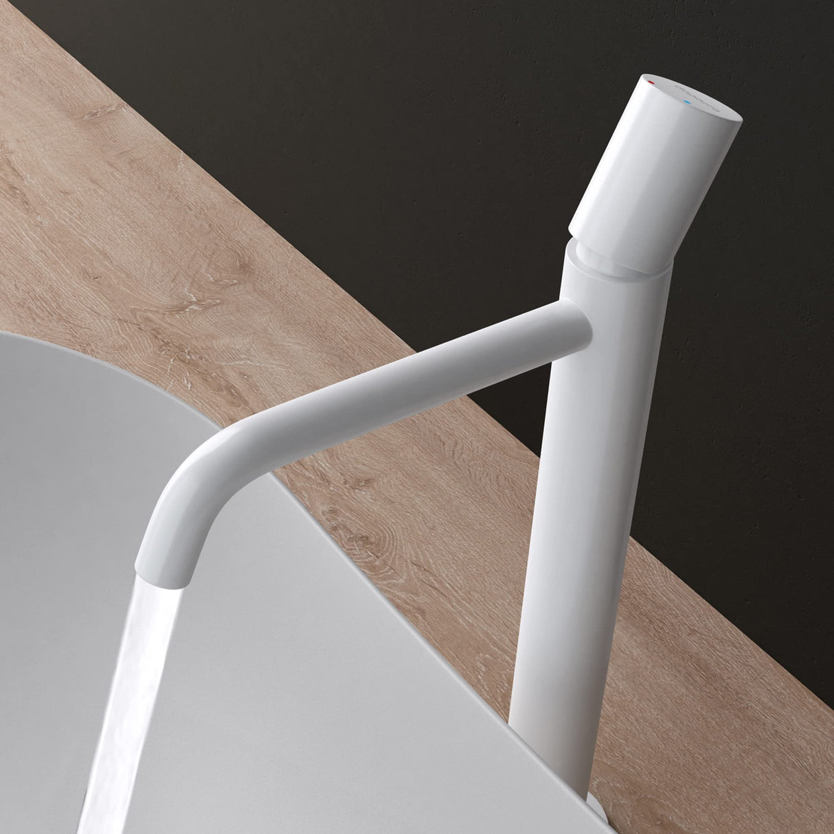 Robinetterie Glasvilla, robinet de salle de bain, robinet d'évier, installations de salle de bain, mitigeur monocommande WAO-7701