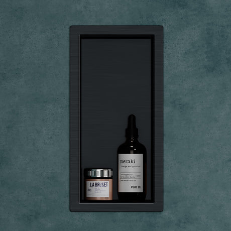 Niche de douche Glasvilla, niche murale de salle de bain, étagère de douche en acier inoxydable carrelable, montage facile