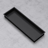 glasvilla Nicchia a Parete in Acciaio Inox Mensola Doccia a Muro a Incasso Piastrellabile Facile da Montare