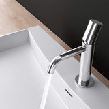 Robinetterie Glasvilla, robinet de salle de bain, robinet d'évier, installations de salle de bain, mitigeur monocommande WAO-7701