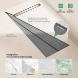 glasvilla  Duschwanne inkl. Duschrinne und Ablaufgarnitur Duschtasse bodeneben Gefälleplatte, Duschboard befliesbar Duschelemente, XPS-Duschboard02