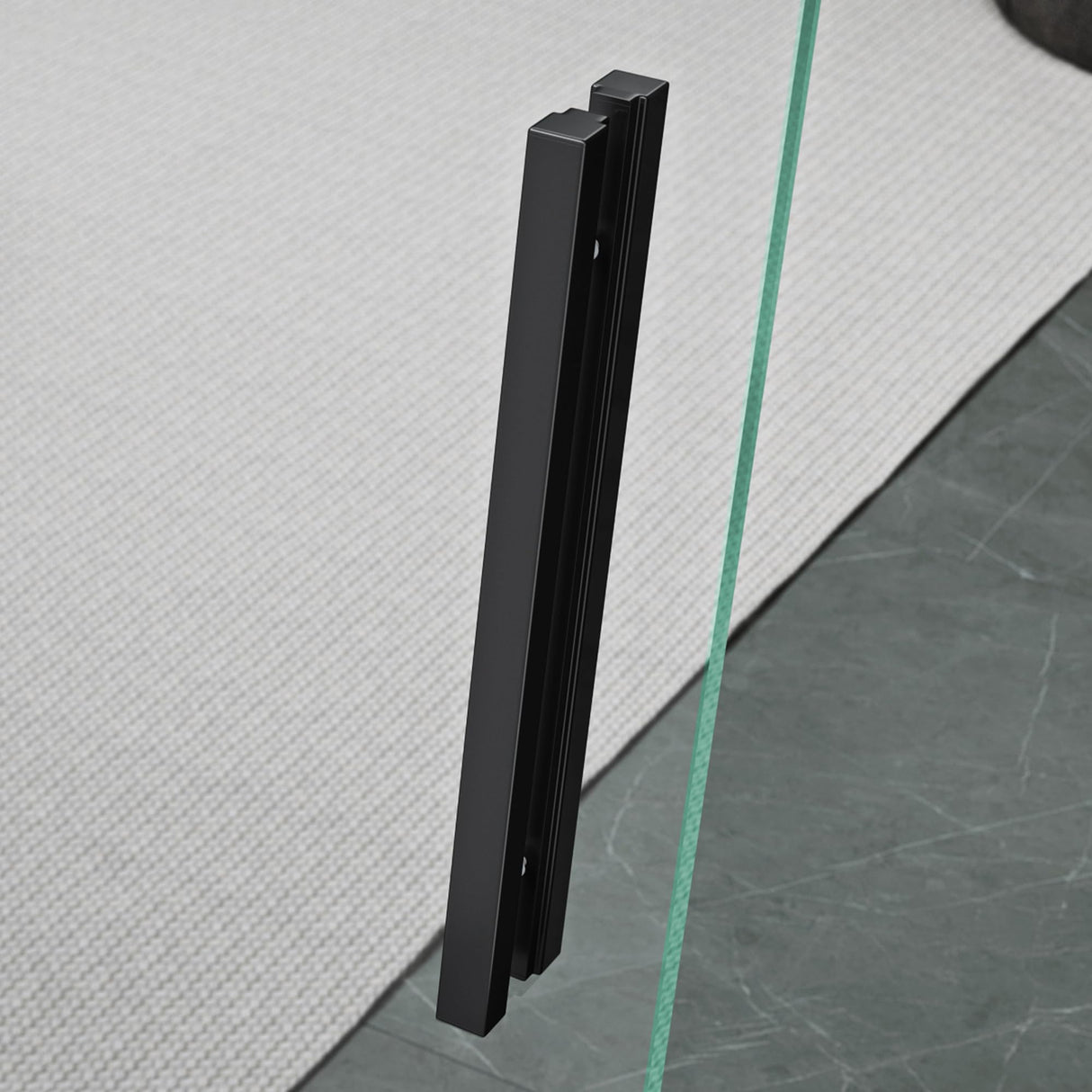 Poignée de porte Glasvilla, bouton de porte intérieure, poignée de porte de douche, poignée de barre, poignées de porte en verre, poignée de poussée