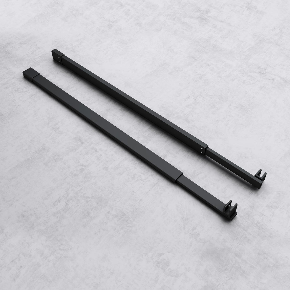 Barre de support pour paroi de douche Glasvilla | Stabilisateur de paroi vitrée pour douches à l'italienne | Pivote à 180° pour verre de 6 à 10 mm d'épaisseur