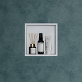 glasvilla Nicchia a Parete in Acciaio Inox Mensola Doccia a Muro a Incasso Piastrellabile Facile da Montare