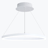 Suspension Glasvilla 50 cm, lampe LED suspendue, design ondulé dynamique, température de couleur réglable 3000K/4000K/6000K, câble 16W, idéale pour salle à manger, salon ou chambre.