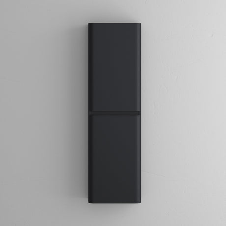 Meuble de salle de bain Glasvilla à 2 portes et 4 compartiments L x P : 35 x 20 cm. Armoire haute de salle de bain avec étagère. Meuble polyvalent Lucca.