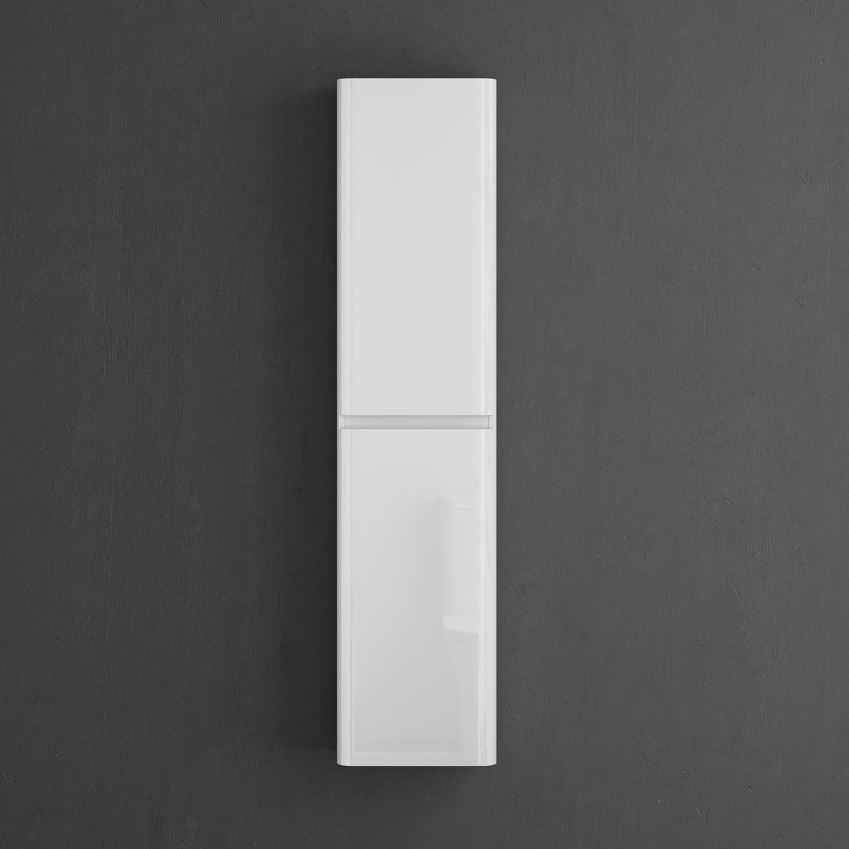 glasvilla Seitenschrank Badezimmerschrank mit 2 Türen und 4 Fächern BxT: 35x20 cm Hochschrank Badregal Allzweckschrank Lucca