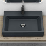 glasvilla Lavabo da Appoggio da Minerale Fuso Lavabo Bagno Sospeso Lavandino Bagno Rettangolare Colossum06