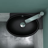 glasvilla Lavabo de invitados WC Lavabo de cerámica con NANO, BTH: 42x28x15cm, Brüssel001