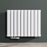 glasvilla Radiateur de Salle de Bain à Raccordement Central Plat et à Raccordement Latéral Radiateur à Panneau Chauffage de Salle de Bain Monocouche en Acier FV