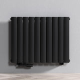 glasvilla Radiateur de Salle de Bain à Raccordement Central Plat et à Raccordement Latéral Radiateur à Panneau Chauffage de Salle de Bain Monocouche en Acier FV