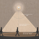 glasvilla Wandleuchte Exterior 6W LED Lámpara de Pared | Lámpara Exterior Lámpara de Camino para Jardín, 3000K con Sensor de Movimiento | Lámpara Exterior ⌀300X65mm IP65 LunaLights