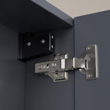 Glasvilla Armario Espejo de Baño con Puertas Sin Marco y Estantes Ajustables – Spiegelschrank 02