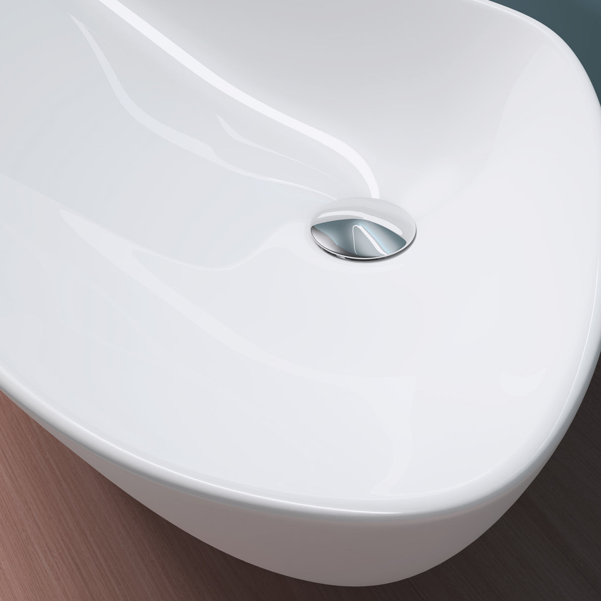 glasvilla lavabo lavabo de encimera cuenco lavabo de encimera de cerámica cuenco de encimera en blanco incl. recubrimiento nano Brüssel215